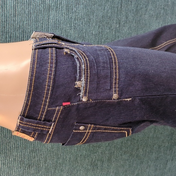 YMI Below The Knee Jean Shorts, Long Bermudas, High Cropped Skinnies  Size 5 - Picture 11 of 16